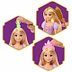 Disney Princess Locika se zářícími vlasy JHL46
