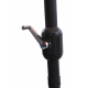 Linder Exclusiv Sonnenschirm, Gartenschirm Ø 250 cm,mit Kurbel, Dunkelgrau