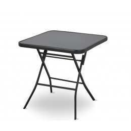 Aga Gartentisch mit Glasplatte für 2-3 Personen MR4355A 70x70x70 cm