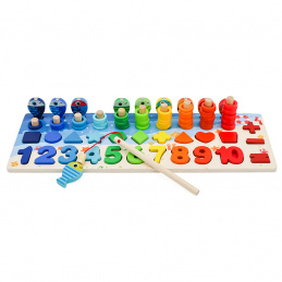 Aga4Kids Hölzernes Lernset mit Zahlen Aga4Kids Hölzernes Lernset mit Zahlen