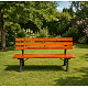 Linder Exclusiv Gartenbank 2-Sitzer Parkbank bis 240 Kg MC4411-150 150x57x70cm