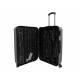Aga Travel Kofferset, Reisekofferset MR4655 Grau , Hartschalenkoffer, Doppeltragegriff mit Zahlenschloss, Trolley Reisekoffer 3tgl 4 Rollen Reisekoffer