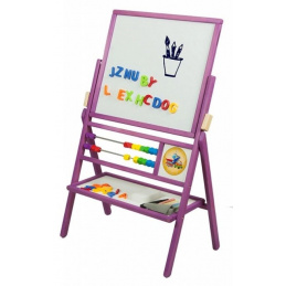 Aga4Kids Doppelseitige Kindertafel TF Violett