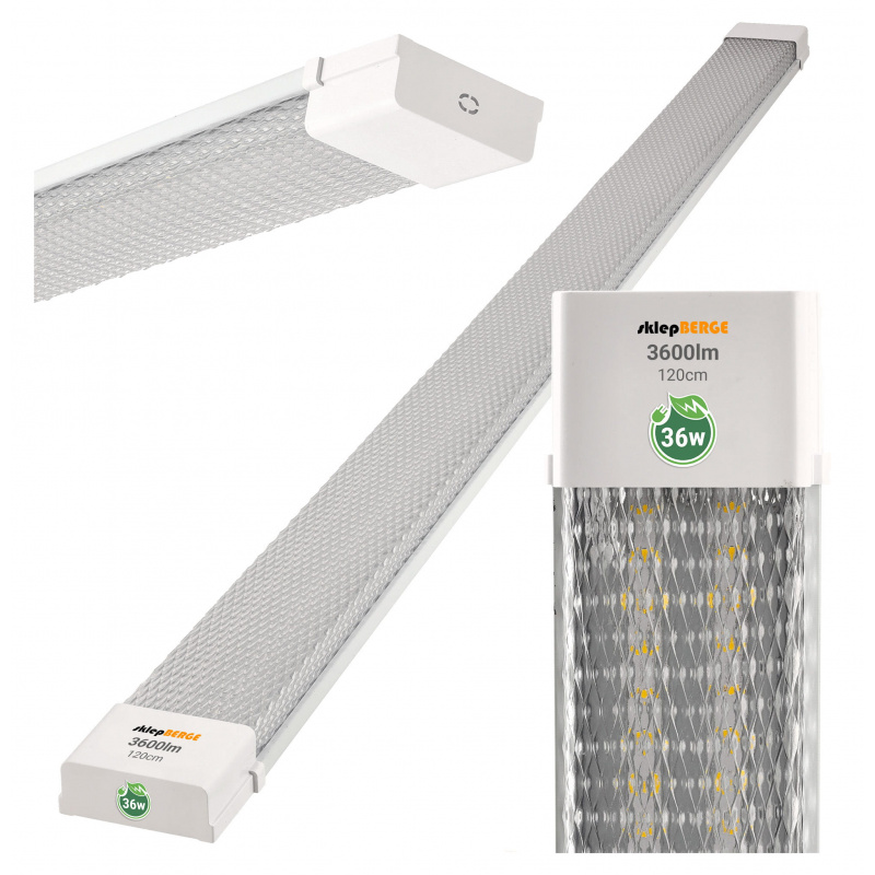 2x SATURN LED-Paneel 120cm - 36W - kaltweiß