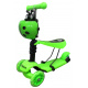 R-Sport Kinderroller mit drei Rädern 5in1 mit LED-Rädern H3 Grün
