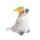 Papagei Maskottchen weiß Nymphe 17cm 13574 universal