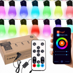 Girlanda LED 180 wielofunkcyjna z aplikacją i pilotem
