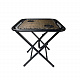 Aga Campingtisch MR53TB – Klapptisch 50x50x50 cm mit 2 Getränkehaltern – faltbar, stabil & wetterfest – kompakt für Camping & Reisen