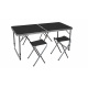 Aga Camping-Klappset Schwarz