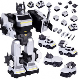 Zabawka Robot Magnetyczny Transformer 2w1– duża figurka – akcesoria ZA6009 uniwersalny