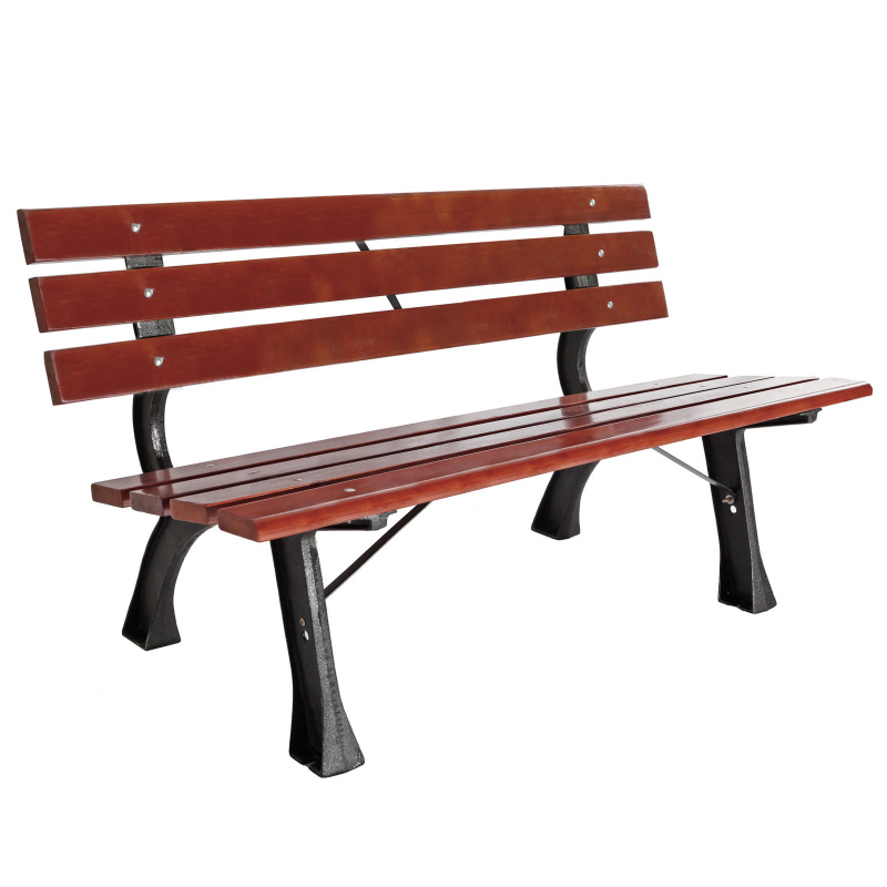 Linder Exclusiv Gartenbank 3-Sitzer Parkbank bis 240 Kg Gartenmöbel Holzbank MC4353-150 150x57x70cm