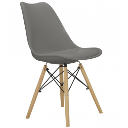 Aga Esszimmerstuhl MR2035Grey, Skandinavisch Design Küchenstühle Stuhl Grau