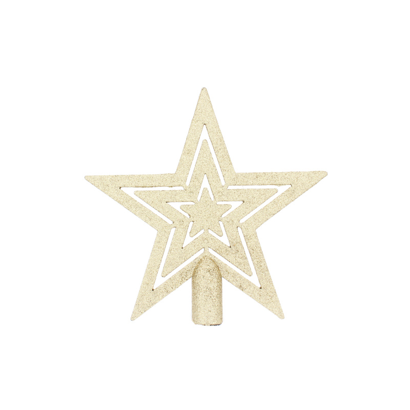 Aga Glitzer-Stern-Weihnachtsbaumspitze Gold