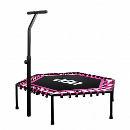 Aga FITNESS Trampolin 130 cm Rosa + Griff - 2. WAHL