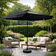 Aga Gartensonnenschirm 300 cm MR2055 Schwarz