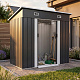 Aga Gartenhaus 222x174x125 cm Dunkelgrau