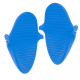 Aga Silikon-Backhandschuhe Blau