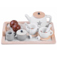 Teeservice aus Holz mit Tablett ZA4124