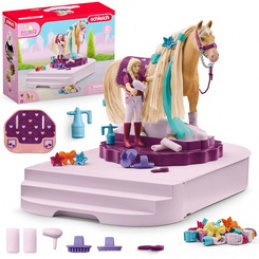 Schleich obrotowa stacja do pielęgnacji koni Sofia koń figurka akc ZA6003 uniwersalny