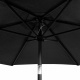Aga Neigbarer Gartenschirm 250 cm Schwarz