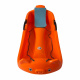 Aga Kinder Schlitten DS496 Orange, Hochwertige Kinderschlitten aus Kunststoff, stabile und schöne Schlitten für Kinder