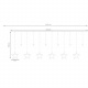Lichtvorhang 138 LED USB mehrfarbig KS19748