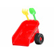 TRAKTOR Scooter mit Anhänger ZA3746 - Rot