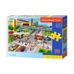 CASTORLAND Puzzle 70 Teile - City Rush