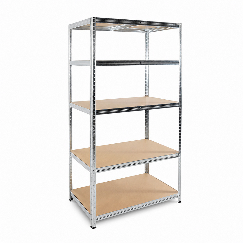 Linder Exclusiv Steckregal, Werkstattregal,Schwerlastregal, Lagerregal, Metallregal 180x90x40 cm, 5 Böden, raglast gesamt 875 kg