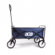 Aga Bollerwagen Gartenwagen faltbar mit Griff & Getränkehaltern bis 80 kg, Handwagen Outdoor MR4610 Blau