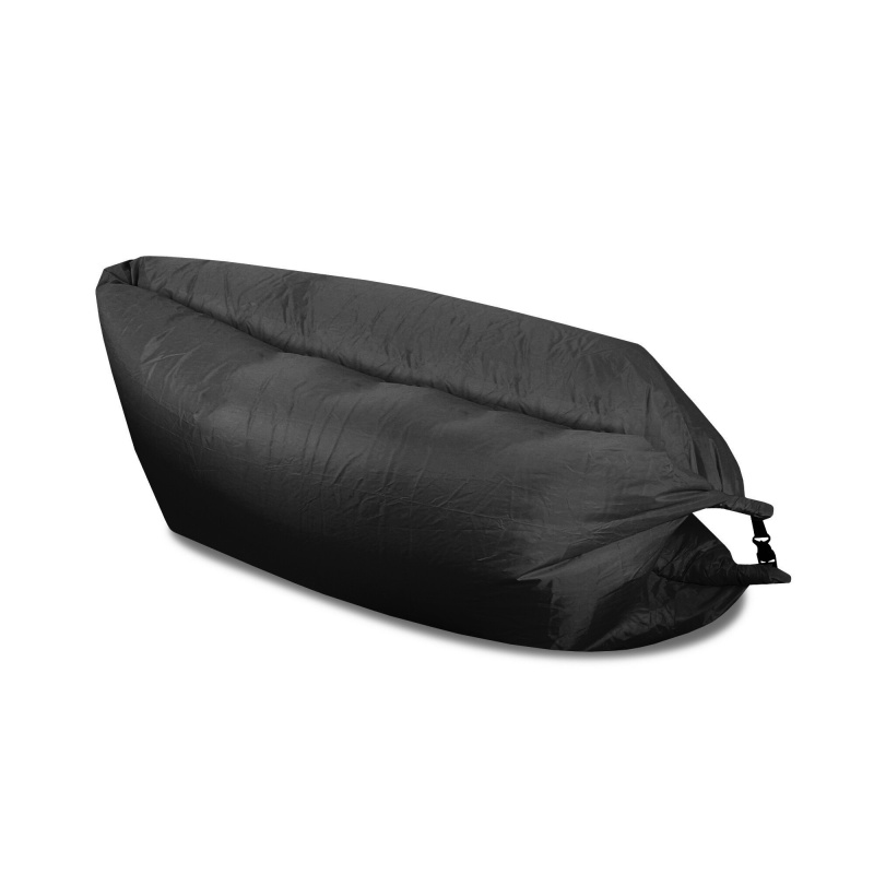 Aga Aufblasbarer Sack LAZY BAG 200x70 cm Schwarz