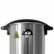 Aga Glühweinkocher 8 l Silber Einkochautomat aus Edelstahl Glühweinkessel Glühweinautomat Heißgetränkeautomat Heißwasserspender