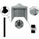 Aga Scherenzelt PARTY 3x3m Grau