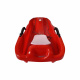 Aga Kinder Schlitten  DS493 Rot, Kinderschlitten aus Kunststoff, Stabiler Schneebob, Rodelschlitten für Kinder