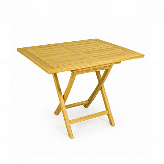Linder Exclusiv Gartentisch aus Teakholz,Klappbarer T14C 110x70x75 cm