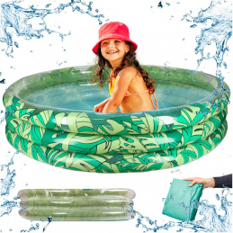 Basen dmuchany dla dzieci 3 komory 150cm liście
