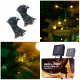 Aga Solar-Lichterkette 20 m 200 LED Warmweiß