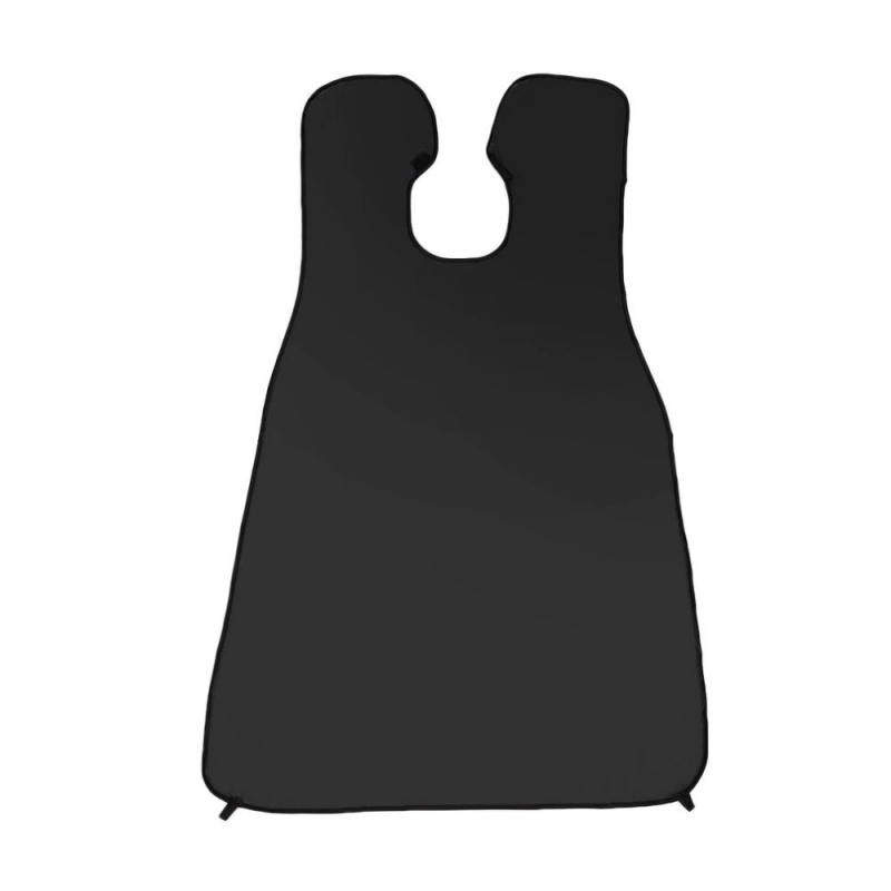 Aga Schürze für Rasierbart mit Saugnäpfen für Spiegel schwarz