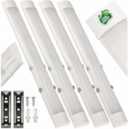 4x Přisazené LED stropní svítidlo 60cm - 230V - 20W - IP20 - neutrální bílá