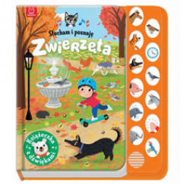 Aksjomat Słucham i poznaję. Zwierzęta książeczka dźwiękowa KS0818 uniwersalny
