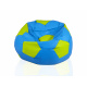 Aga Sitzsack Relaxationbag BALL XXXL Hellgrün - Hellblau + Fußstütze