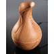 Aga Aroma Diffuser MRDI06 mit Led-Beleuchtung mit wechselnden 7  Farben, Luftbefeuchter, Raumbefeuchter Hellbraun