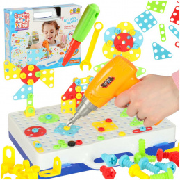 Aga Mosaikpuzzle für Kinder mit Schraubenzieher 151 Teile Aga Mosaikpuzzle für Kinder mit Schraubenzieher 151 Teile