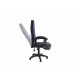 Aga Spielstuhl, Bürostuhl, Drehbarer Spielstuhl, Gamingstuhl, Racing Schreibtischstuhl,Chefsessel mit Fußstütze Schwarz - Blau