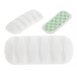 Aga 5-Fach Kabelorganisation Weiß