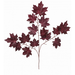 Roślina sztuczna Wiązanka Gałązka liści Klonu jesienna komplet 2 sztuk - 75 cm