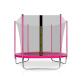 Aga SPORT FIT Trampolin 305 cm 10 ft Rosa + inneres Schutznetz