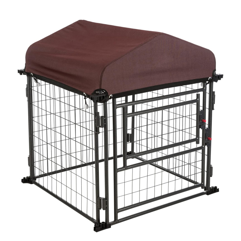 Aga Hundezwinger mit Überdachung 76x91 cm DS2SM