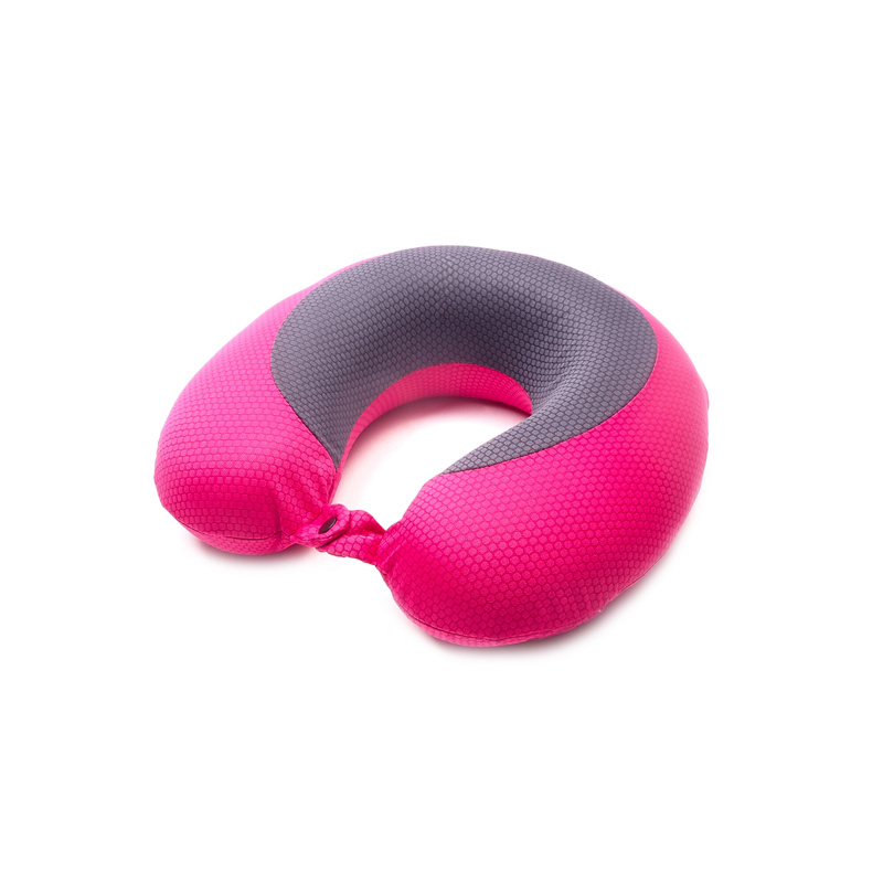 Aga Reisekissen aus Memory Foam bequemes Reise-Nackenkissen, U-Form, unterstützt Nacken und Kopf zur Linderung von Müdigkeit, tragbares Nackenkissen, geeignet für Flugzeuge, Züge, DS1701 Rot