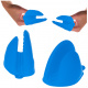 Aga Silikon-Backhandschuhe Blau